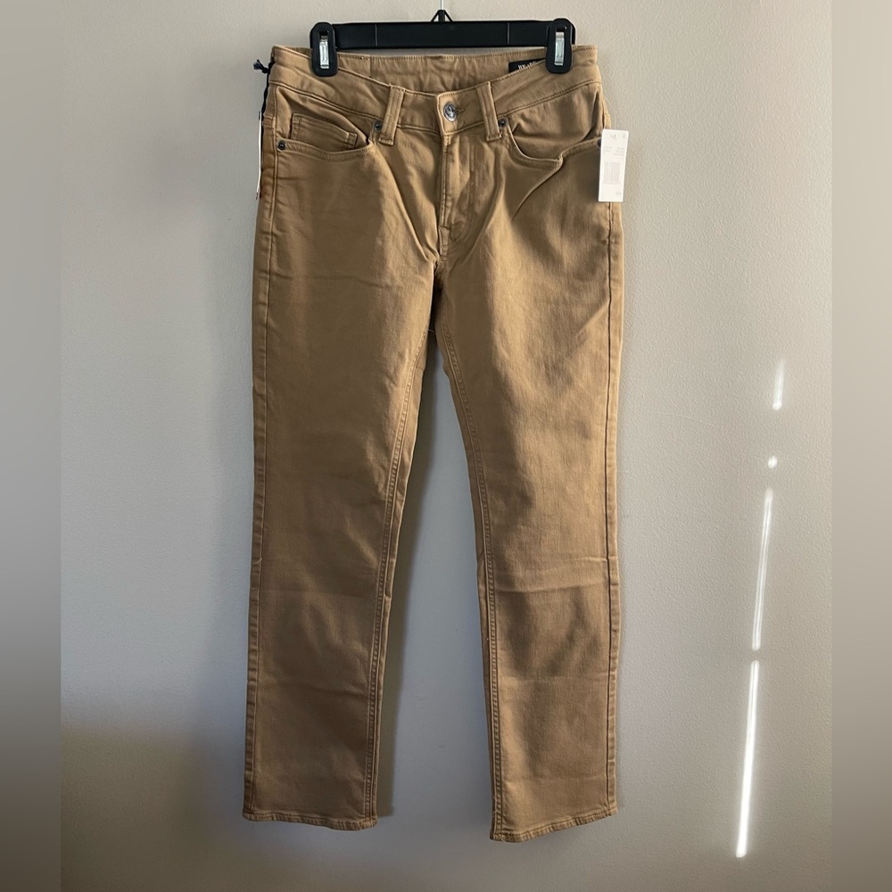 Buffalo David Bitton Men's Dark Beige Straight Jeans